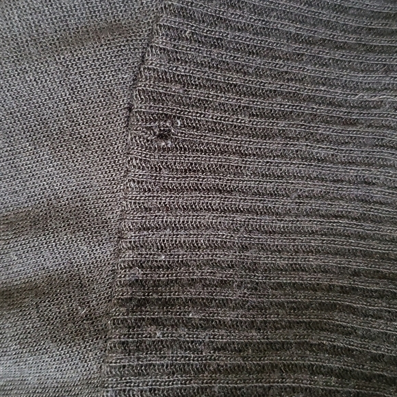 7 For All Mankind Oversized Modal and Silk Lightweight V-neck Sweater, Size XS - Picture 7 of 11